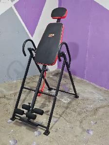 inversion table and exercise bike