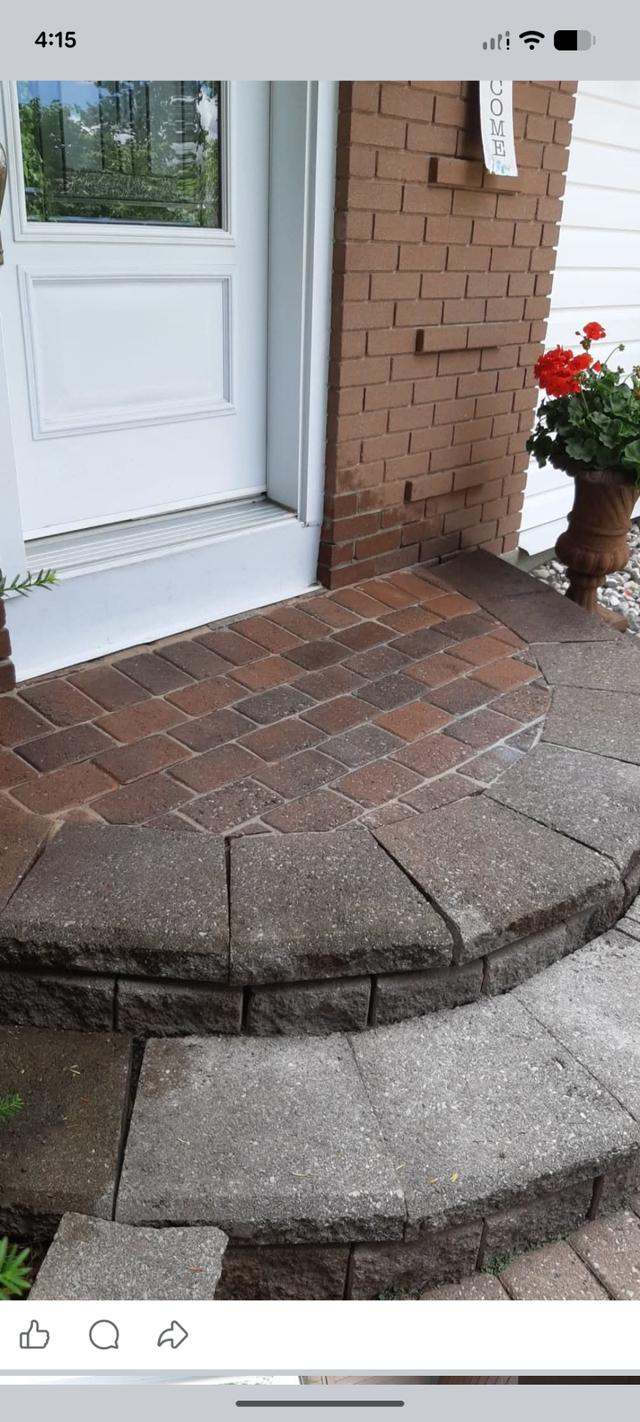 Sinking pavers - Photo 4