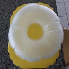 BEAU COUSSIN NEUF BLANC 4'HAUT 12'DIAMÈTRE PVC GONFLABLE: $10.00