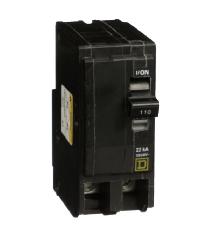 DISJONCTEUR 2 POLE 110 AMPERE SQUARE-D MOLDED CASE NEUF QO2110VH