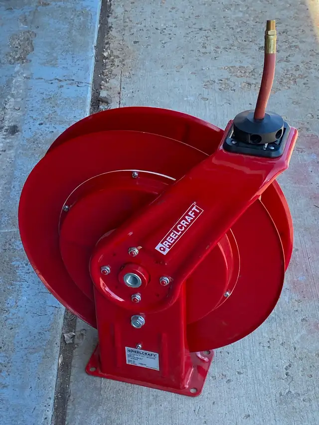 REELCRAFT Retractable Hose Reel with 50’ of 3/8" Hose. 7650 OLP