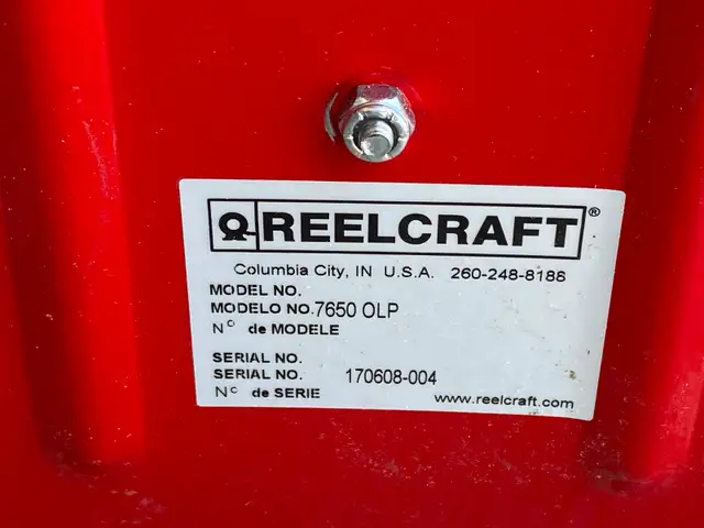 REELCRAFT Retractable Hose Reel with 50’ of 3/8" Hose. 7650 OLP - Photo 2