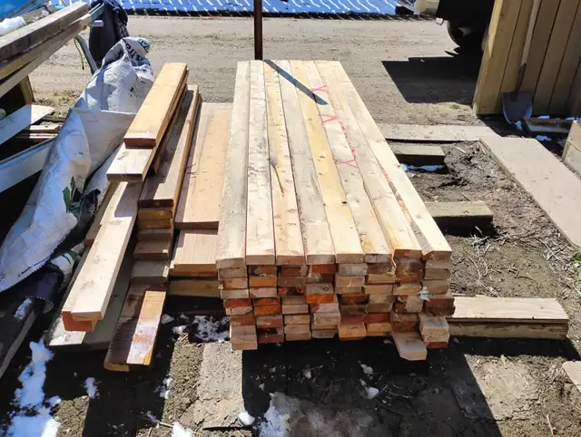 2' x 4' x 93 1/4'  Stud Lumber :- $3 ea.