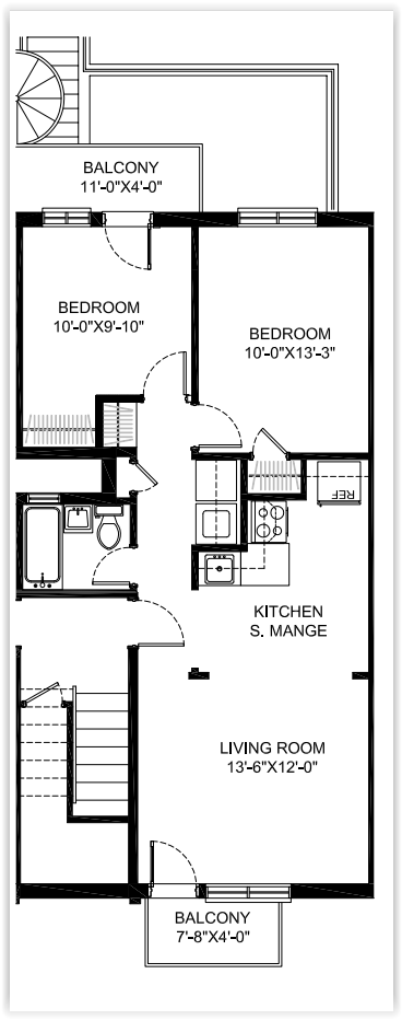 4 1/2 Apartment near Metro Station