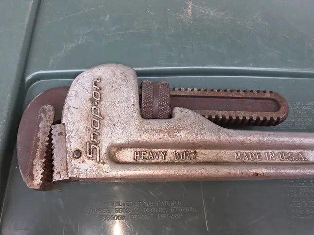 18' Aluminum External Pipe Wrench Monkey WrenchItem no :PWA18A - Photo 5