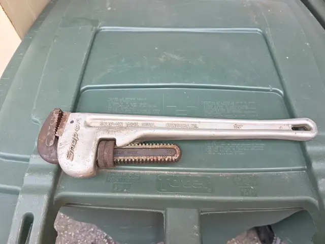 18' Aluminum External Pipe Wrench Monkey WrenchItem no :PWA18A - Photo 8