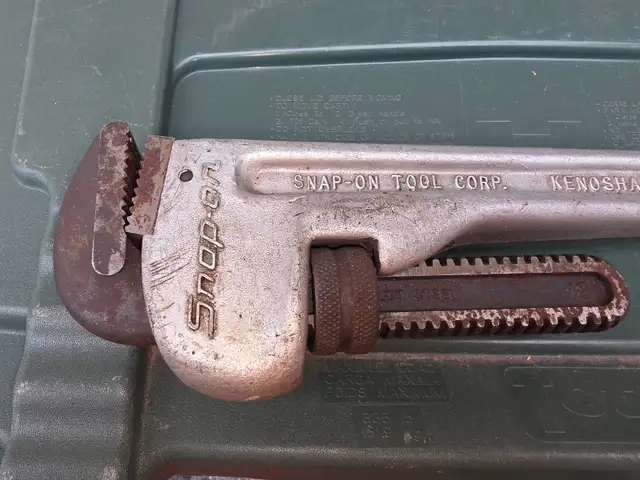 18' Aluminum External Pipe Wrench Monkey WrenchItem no :PWA18A - Photo 9