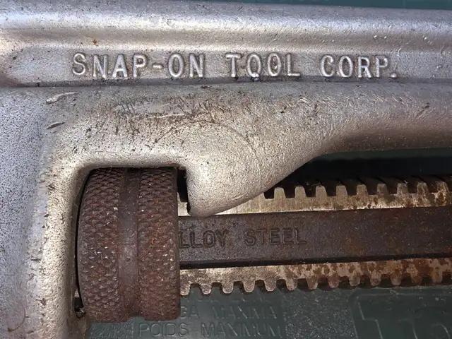 18' Aluminum External Pipe Wrench Monkey WrenchItem no :PWA18A - Photo 10