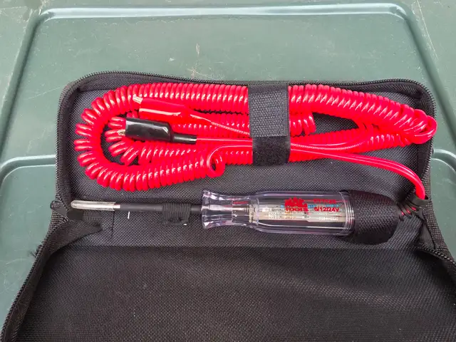 Mac Tools 6/12/24V Tester Brand New W Long Cable & Carrying Case