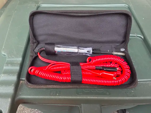 Mac Tools 6/12/24V Tester Brand New W Long Cable & Carrying Case - Photo 3