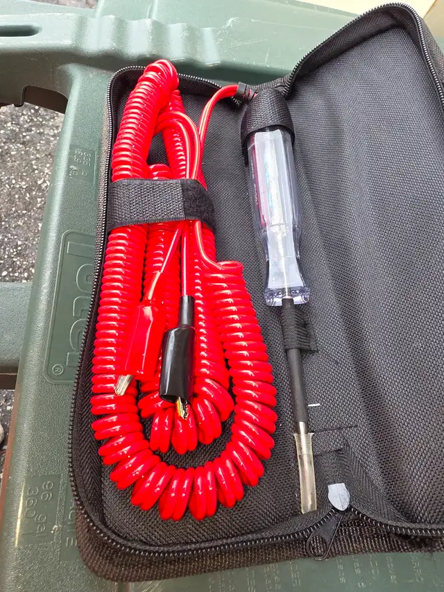 Mac Tools 6/12/24V Tester Brand New W Long Cable & Carrying Case - Photo 5