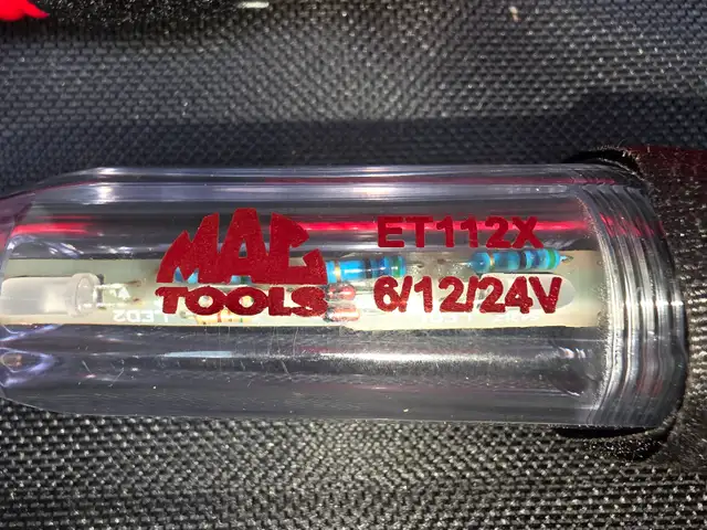 Mac Tools 6/12/24V Tester Brand New W Long Cable & Carrying Case - Photo 8