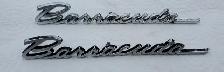 1968 Barracuda Orginal Set Front Fender Emblems Sell for $100