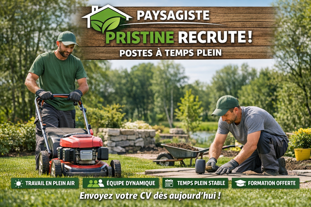 OUVRIER À TEMPS PLEIN RECHERCHÉ