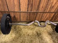 Curling bar / weights