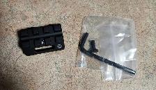 UTG Super Slim 3 Slots Picatinny Riser Mount - 0.5' Height