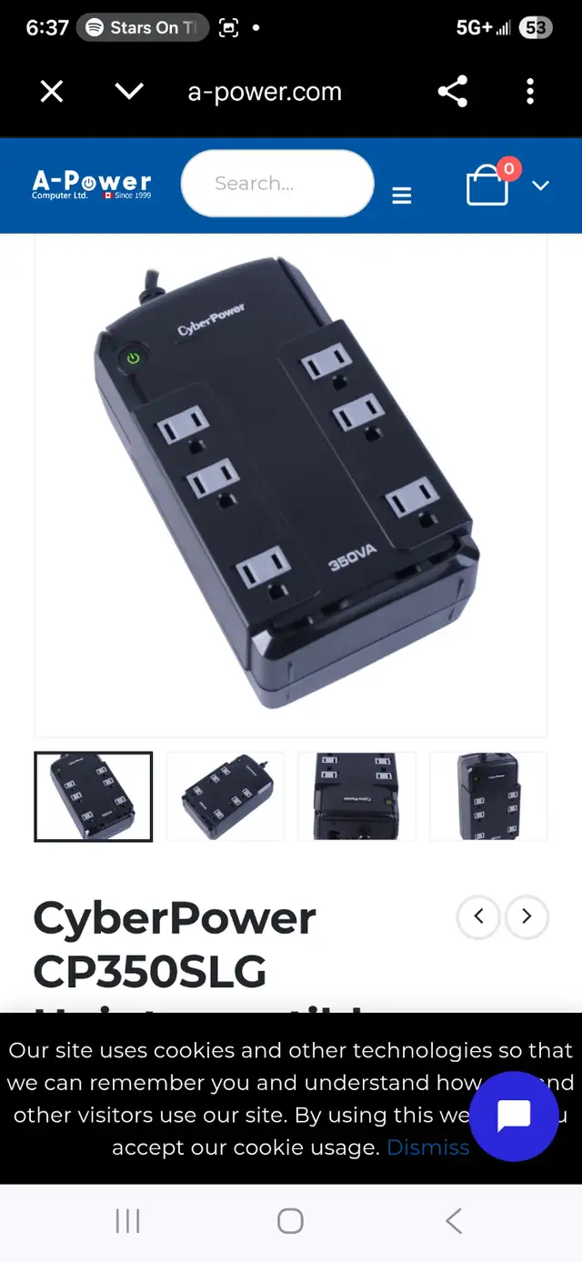 CyberPower CP350SLG Uninterruptible Power Supply (UPS) Standby - Photo 2