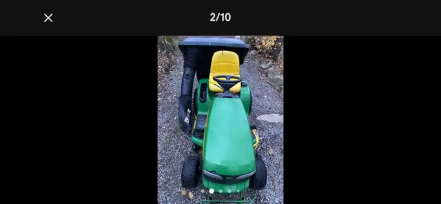 tracteur à pelouse John Deere - Photo 2