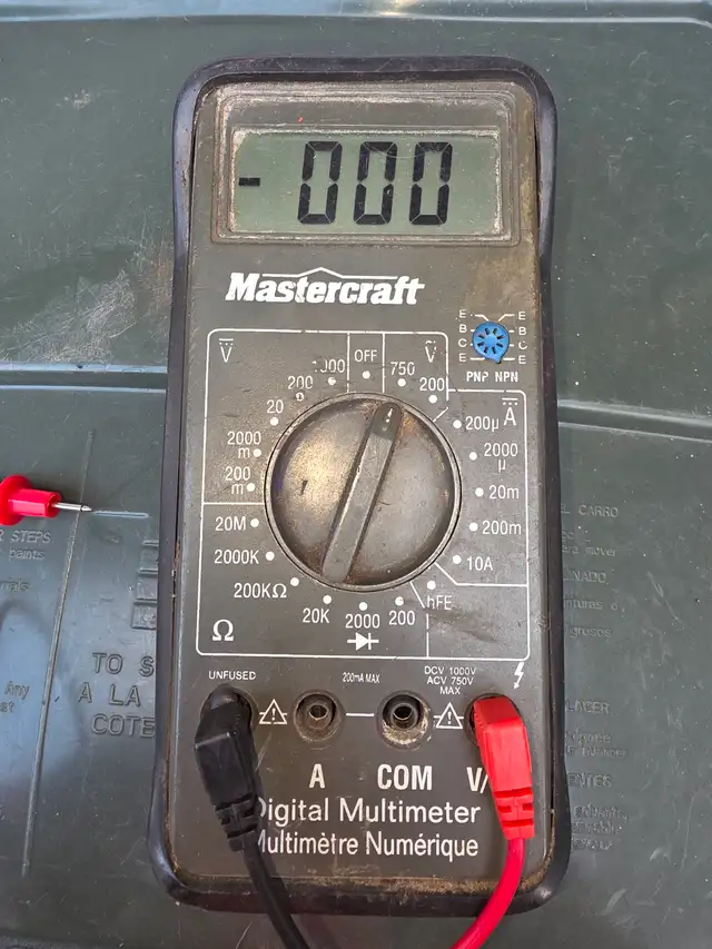 Mastercraft Multi Range Pocket Digital Multimeter