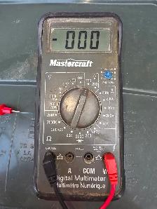 Mastercraft Multi Range Pocket Digital Multimeter