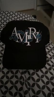 Amiri Black Dragon Trucker Cap