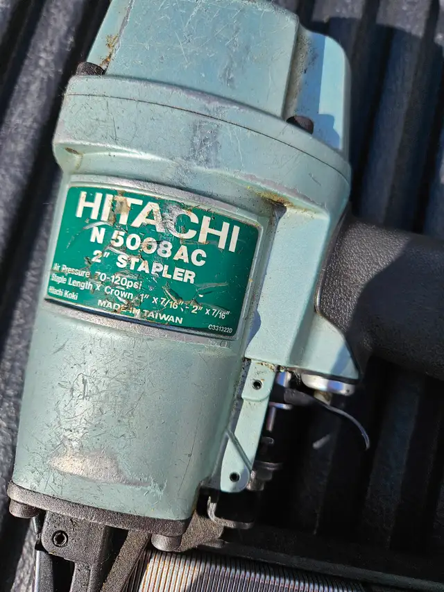Hitachi half inch crown stapler, $ 80 - Photo 2