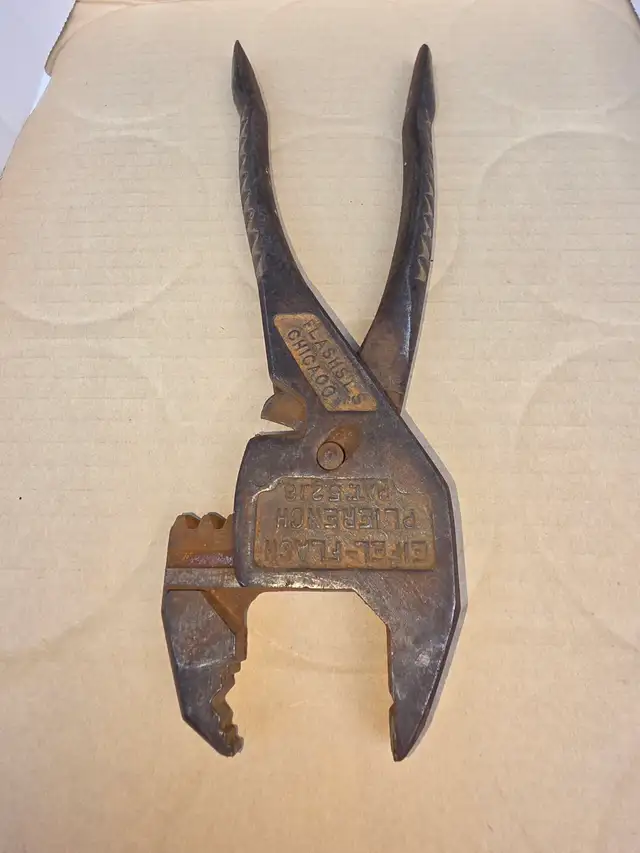 Vintage Eifel-Flash Plierwrench Plier Wrench Combination - Photo 6
