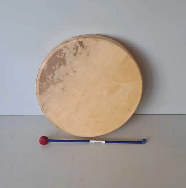 14' Elk Hide Hand Drum & Stick (30506141)