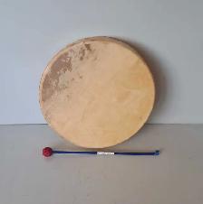 14' Elk Hide Hand Drum & Stick (30506141)