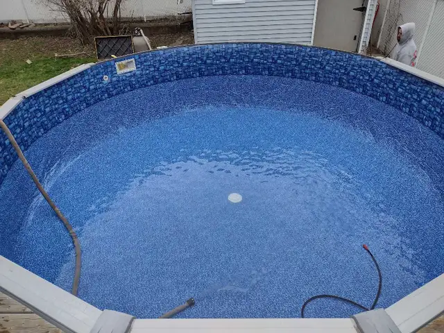 installation PISCINE /// changement de toile - Photo 4