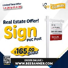 Real Estate PVC Post Sign – Special Offer