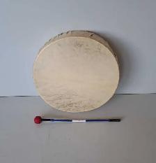 12.5' Elk Hide Hand Drum & Stick (30506142)