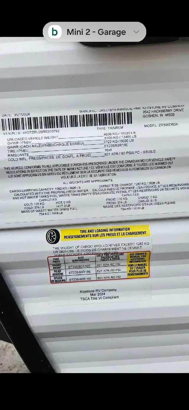 2024 Zinger Trailer in Bailey's Bay - Photo 9