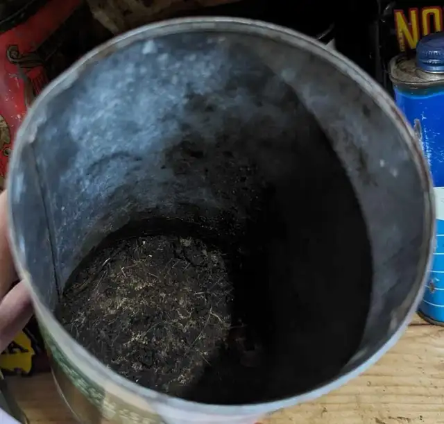 VINTAGE 1930's CASTROL WAKEFIELD MOTOR OIL IMPERIAL QUART CAN - Photo 7