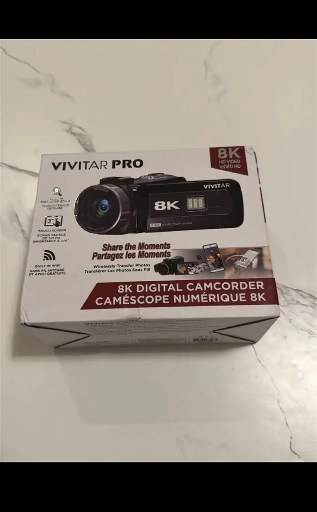 Vivitar DVR8K 8K Pro SD Flash