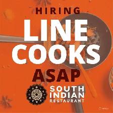 Hiring South Indian Line Cook ASAP