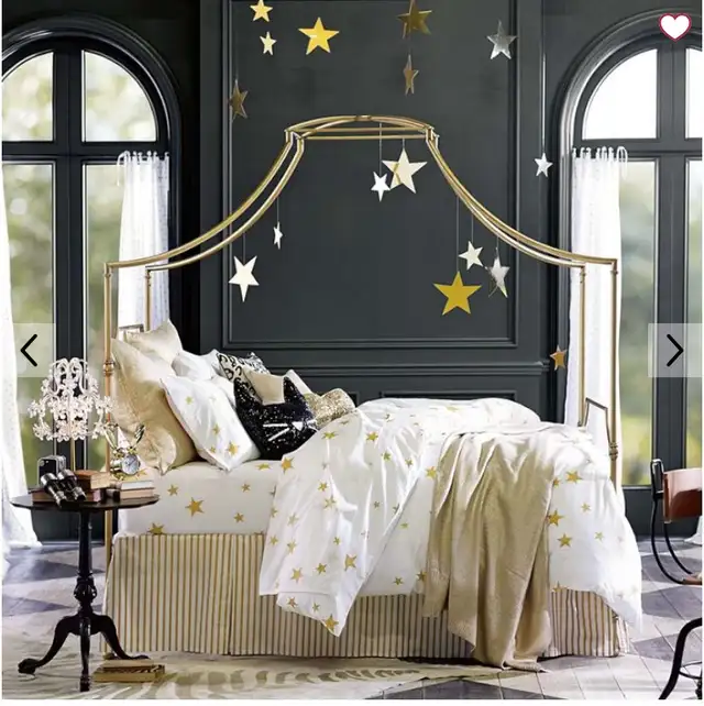 Queen Iron Canopy Bed from Pottery Barn - Photo 2