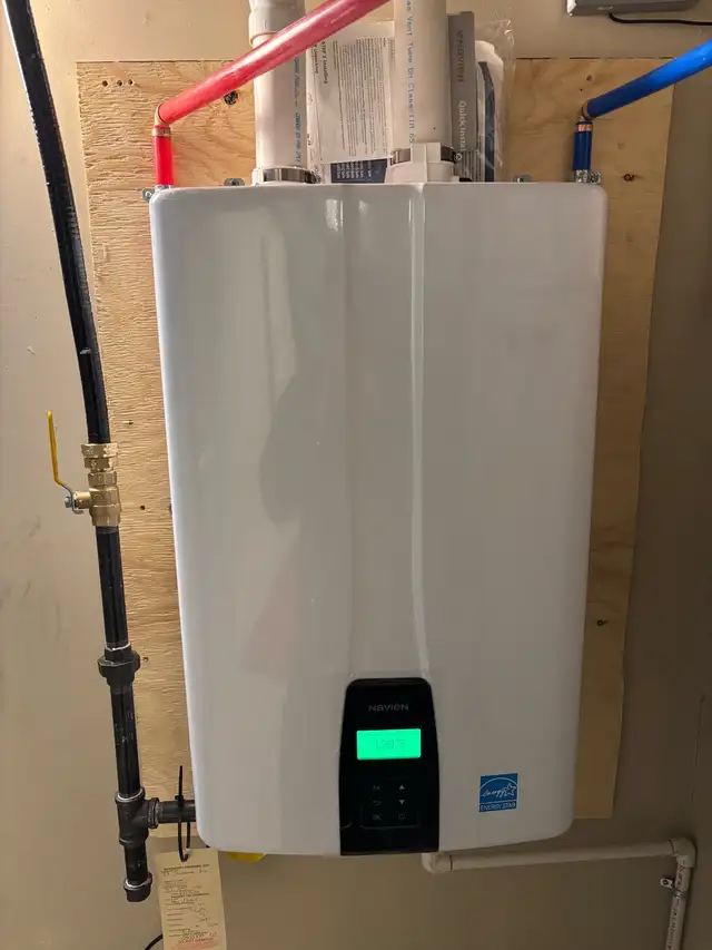 Tankless water heater installation - Photo 2