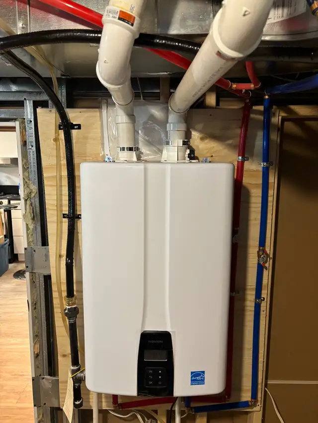 Tankless water heater installation - Photo 3
