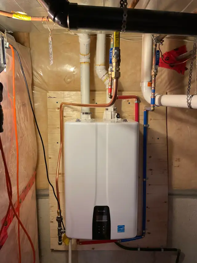 Tankless water heater installation - Photo 4