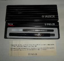 Vintage 80s PARKER Vector Roller Ball Kiwanis International Pen