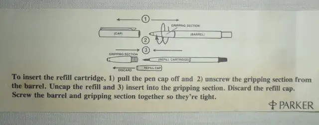 Vintage 80s PARKER Vector Roller Ball Kiwanis International Pen - Photo 5