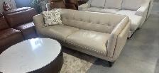 Top grain leather sofa
