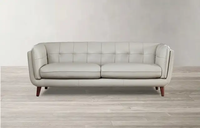 Top grain leather sofa - Photo 4