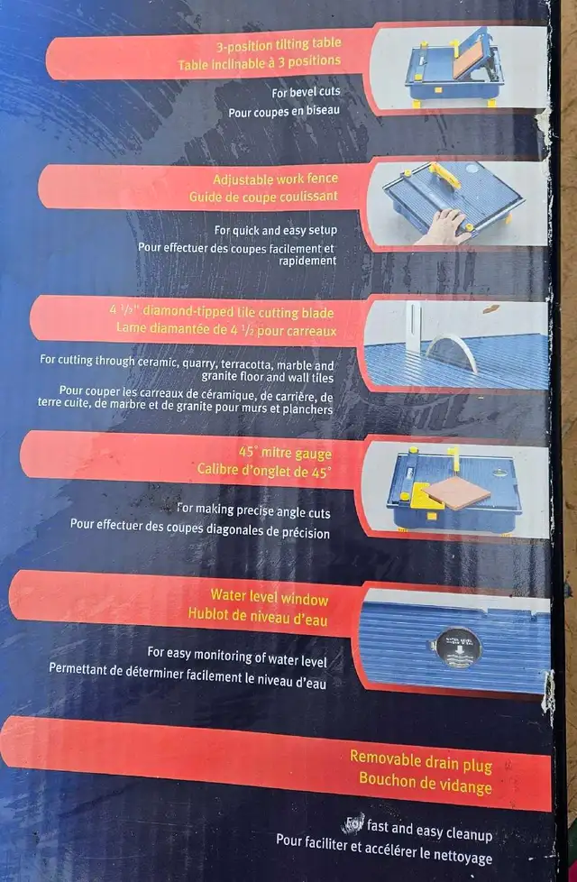 4.5' Wet Tile Saw - Photo 4