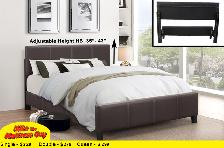 FAUX LEATHER PLATFORM BEDS