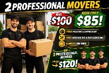 45$/h professional moving/movers