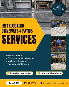 Interlocking Driveways & Patios | Custom Stone Work