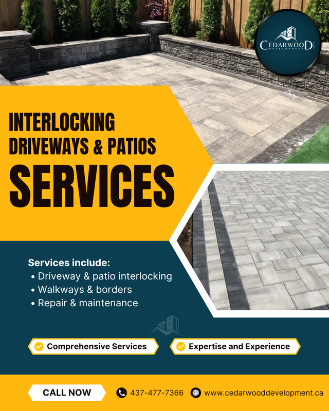 Interlocking Driveways & Patios | FREE Estimate