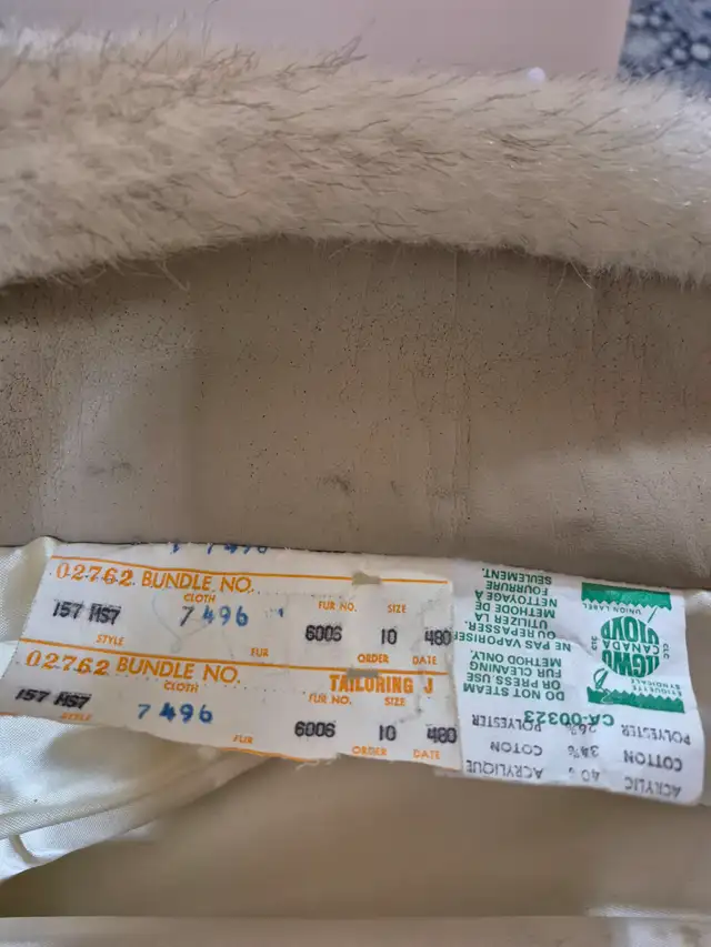 Fur coat, size 10-12, lined. $ 100 - Photo 4